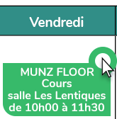 Réservez un cours de MUNZ FLOOR