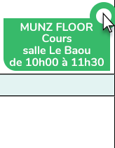 Réserver un cours de MUNZ FLOOR